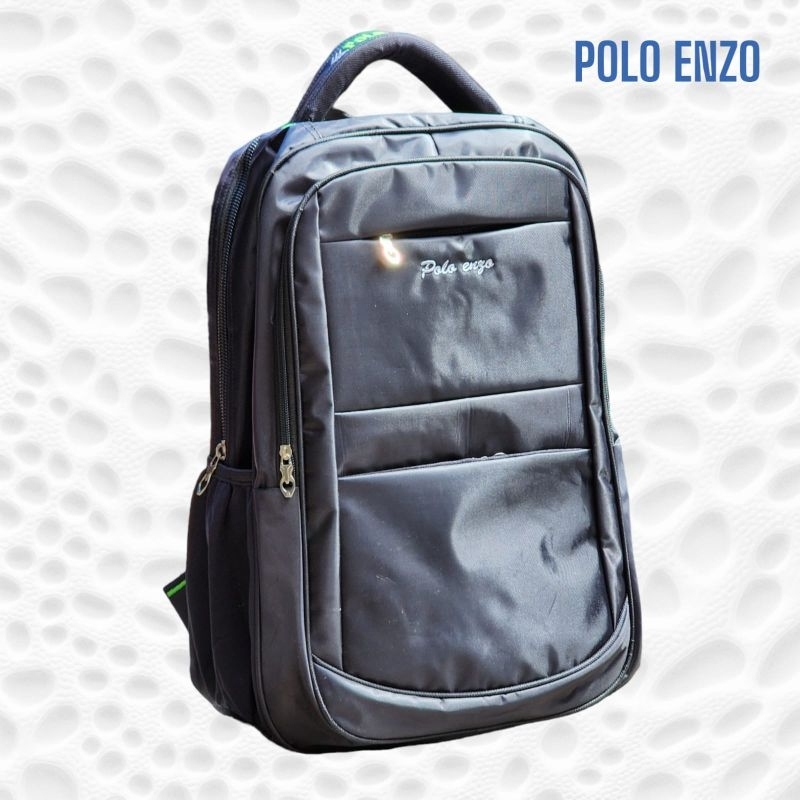 Tas Ransel polo enzo/Ransel polo enzo/Tas seminar/Tas pria wanita Bahan Nilon