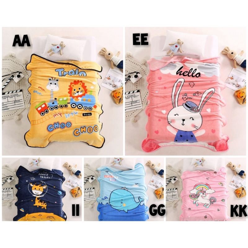 Selimut Anak Bulu / Selimut Bulu Anak / Selimut PREMIUM QUALITY