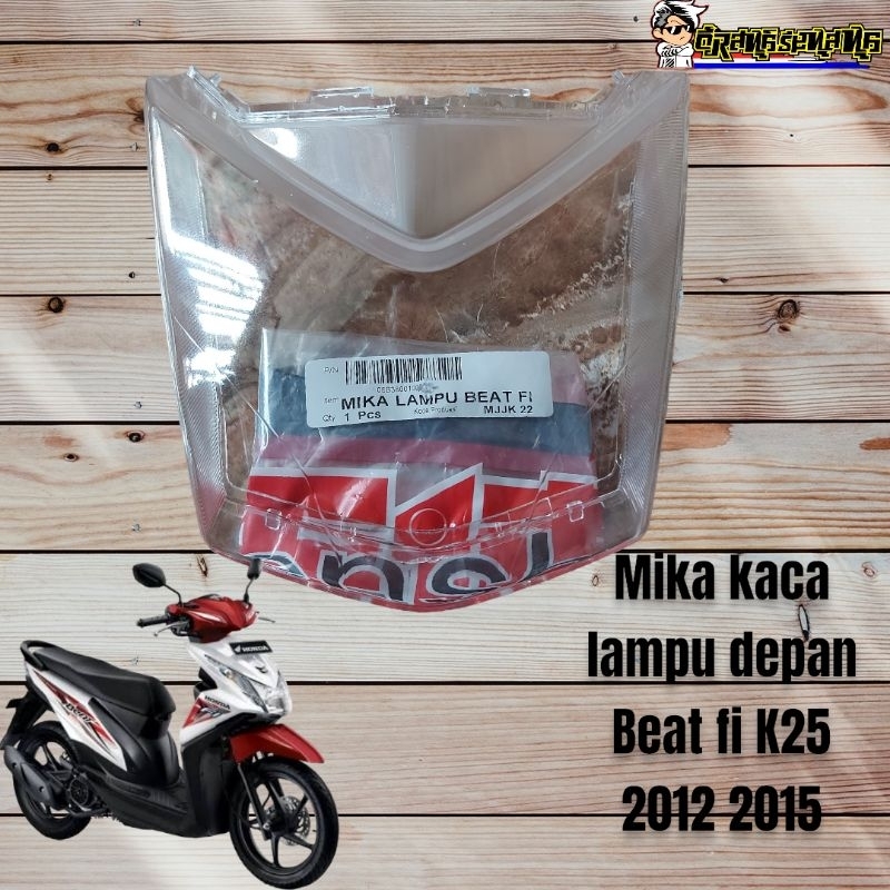 Mika kaca lampu depan reflektor Beat fi 2012 2015 K25