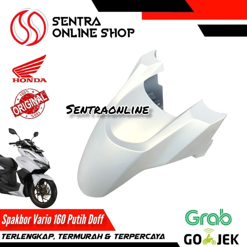 Fender a front spakbor depan vario 160 putih doff dop original