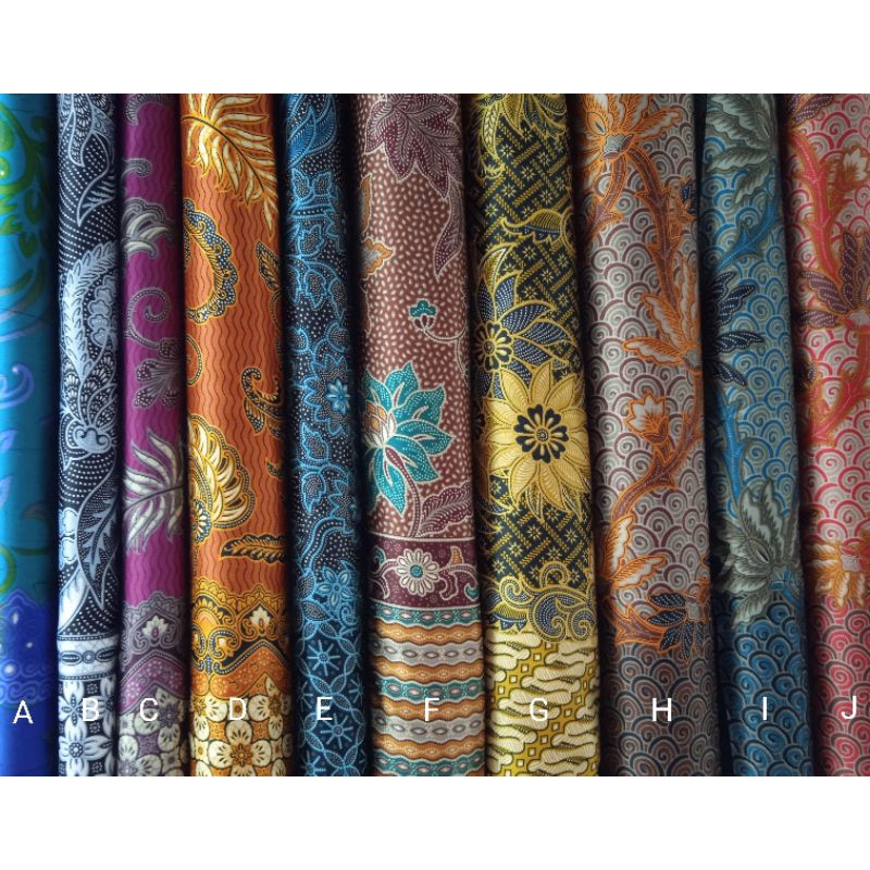 Kain Batik Semi Sutera Mojang Pria dan Wanita (lb 115) Harga Per 0.5 Meter