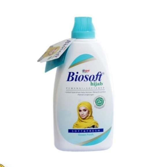 YURI BIOSOFT HIJAB PEWANGI + SOFTENER 900ML