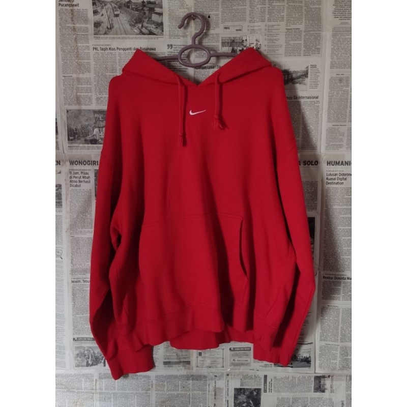 Hoodie nike center y2k tag