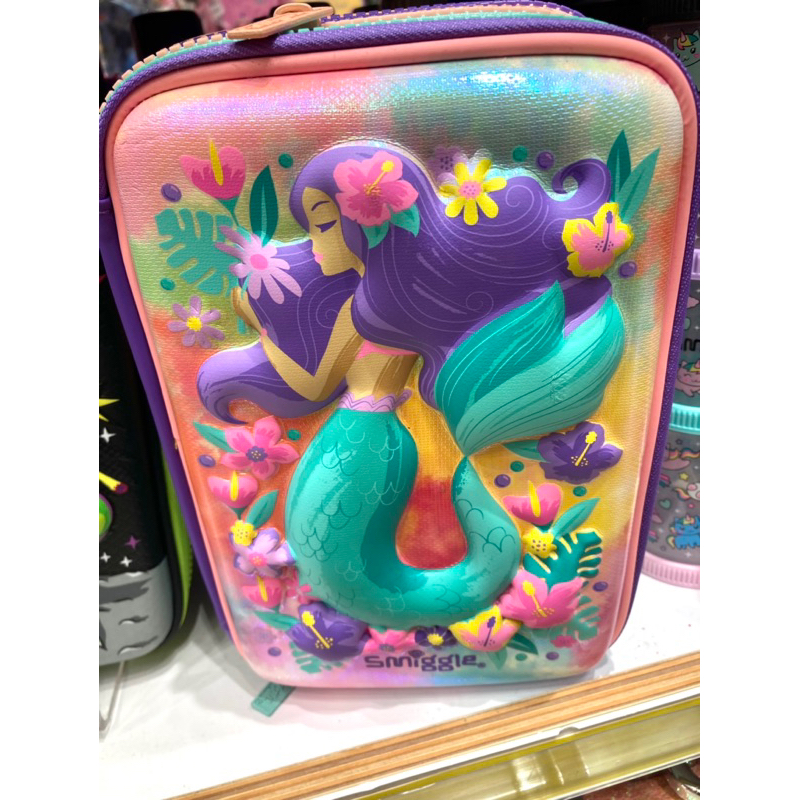 

kotak pensil cewek smiggle asli original jastip putri duyung mermaid princess