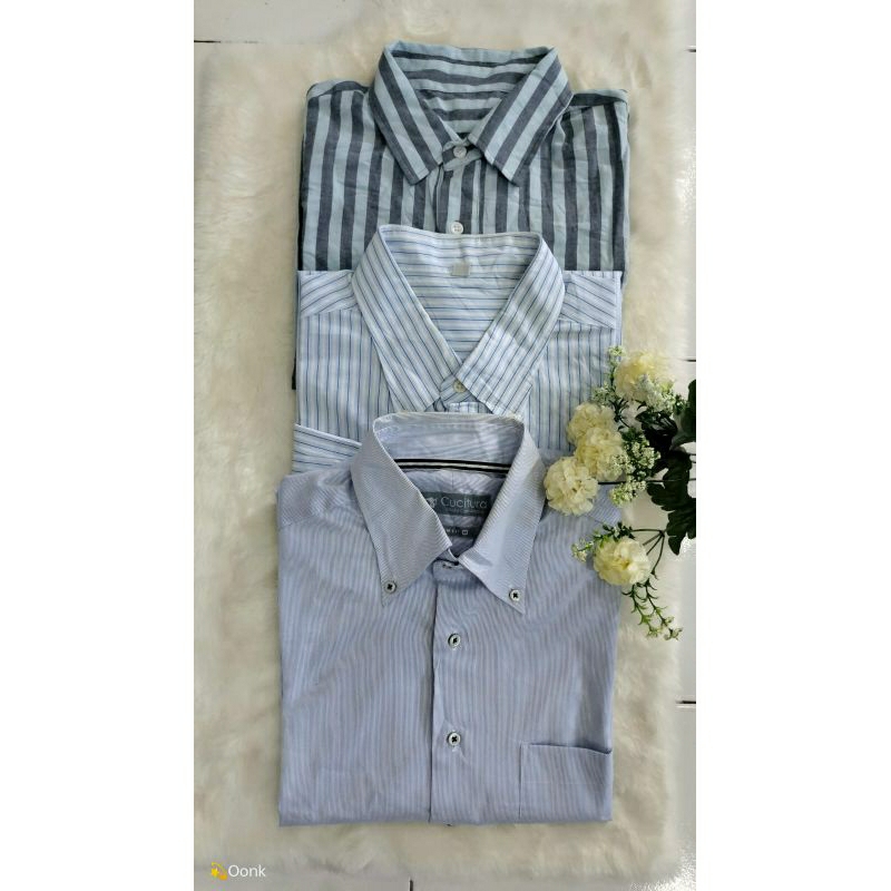 Kemeja Pria Garis Garis Casual