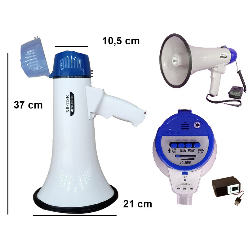 Megaphone Ealsem ES 11 SR Batterai Charge