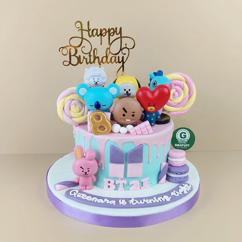 

FIGUR BT21 UK 15CM ( MAINAN )/ KUE ULANG TAHUN