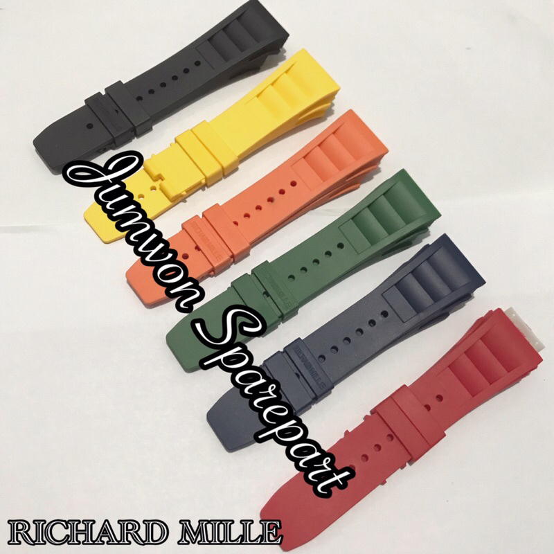 Strap Tali Jam Tangan RICHARDS MILLE RM 11 RM-11 RM011 Rubber