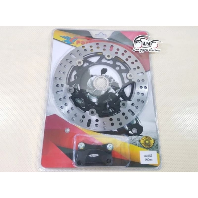 Piringan cakram depan PSM Nmax new Nmax old Aerox Ukuran 260mm Plus breket Original Disc brake PSM