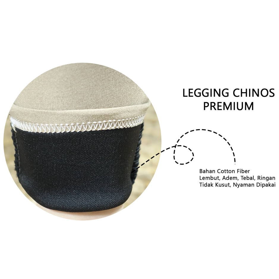 Legging Chinos Premium | Legging Chinos Tebal