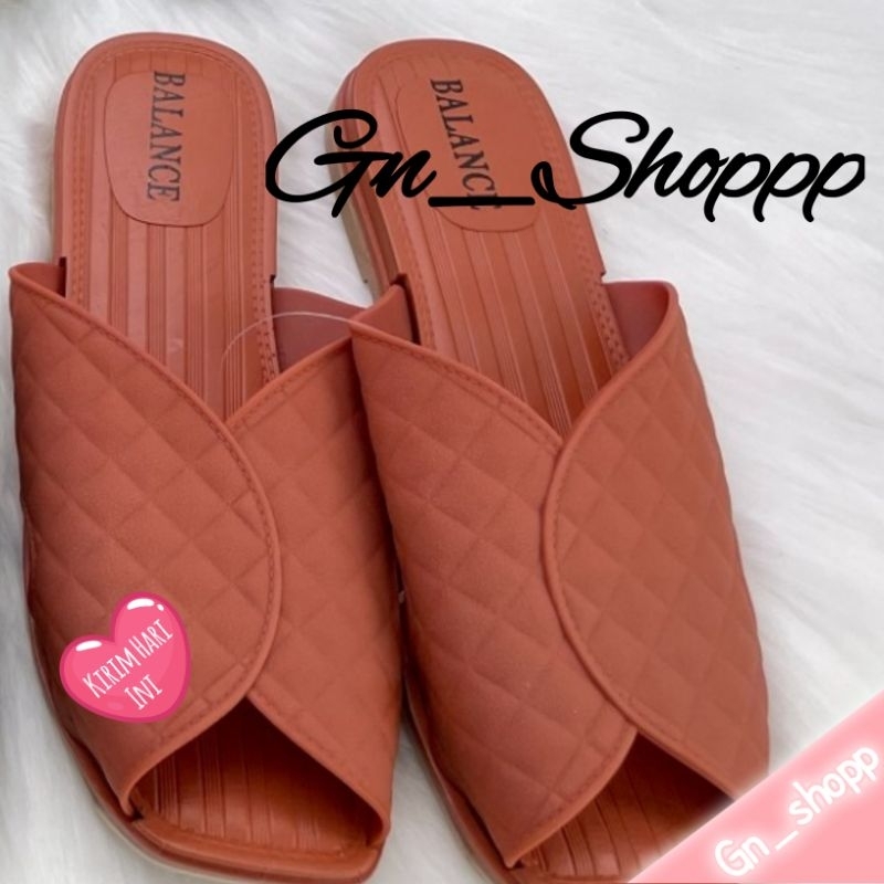 Sandal Wanita Slip on Jelly Import Terbaru Balance 2003-A3