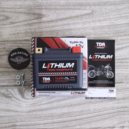 Aki Motor TDR Racing AKI Vixion - Xeon Karbu - Xeon RC TLFP-7L Lithium
