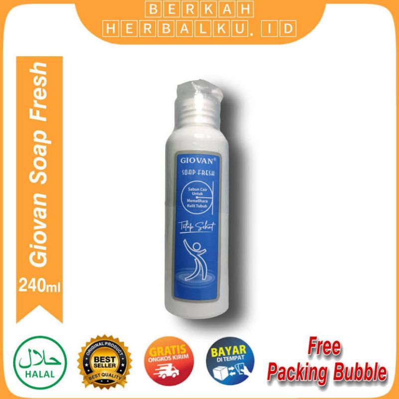 GIOVAN SOAP FRESH 240 ML / SABUN BAYI CAIR GIOVAN SOAP BESAR 240 ML