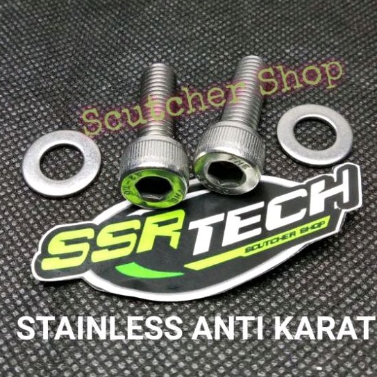 Baud Dudukan Step Belakang Rxk RxKing Rx King Stainless Anti Karat