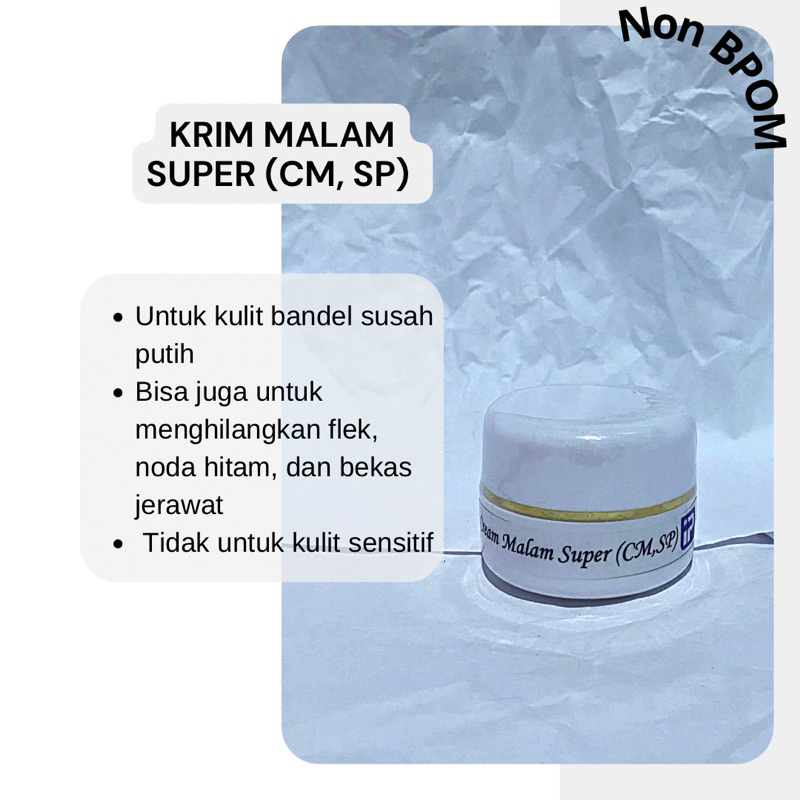 [IPUNG] Krim malam super (CM,SP) IP non bpom