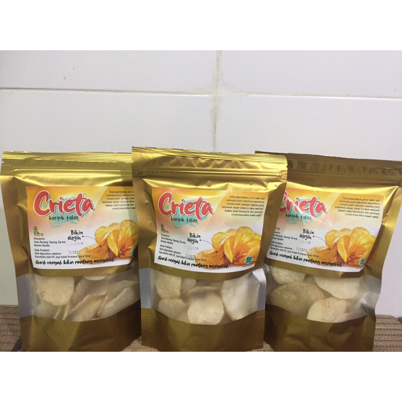 

Keripik Talas “Crieta” varian ori
