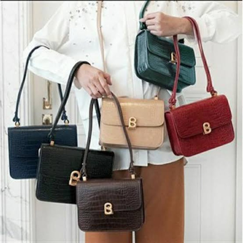 AUDREY BAG CROCO BUTTONSCARVES