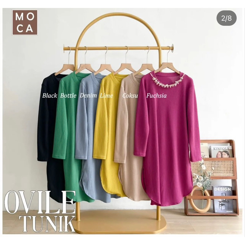 tunik kaos knit uniqlo merk clarke tunik ovalia