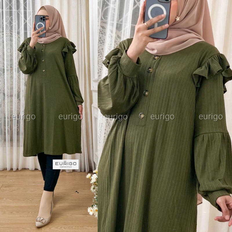 Varsa Tunik - Tunik Rajut Wanita Tangan Balon / 531-7178
