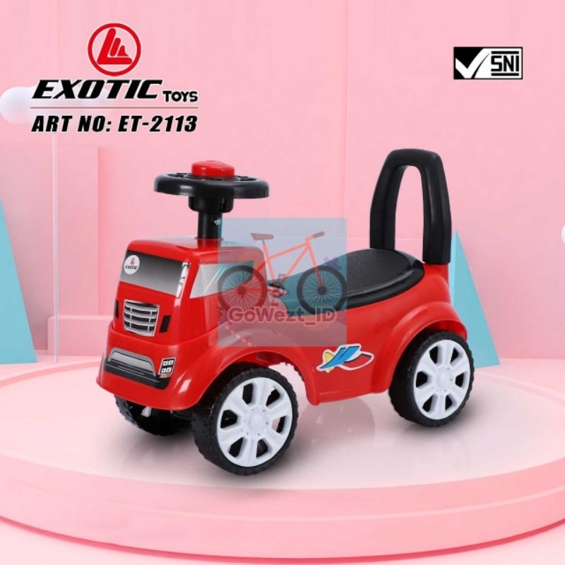 Ride On Mobil Mobilan Anak Tolocar EXOTIC ET 2113 Musik Mainan Mobilan Anak | High Quality