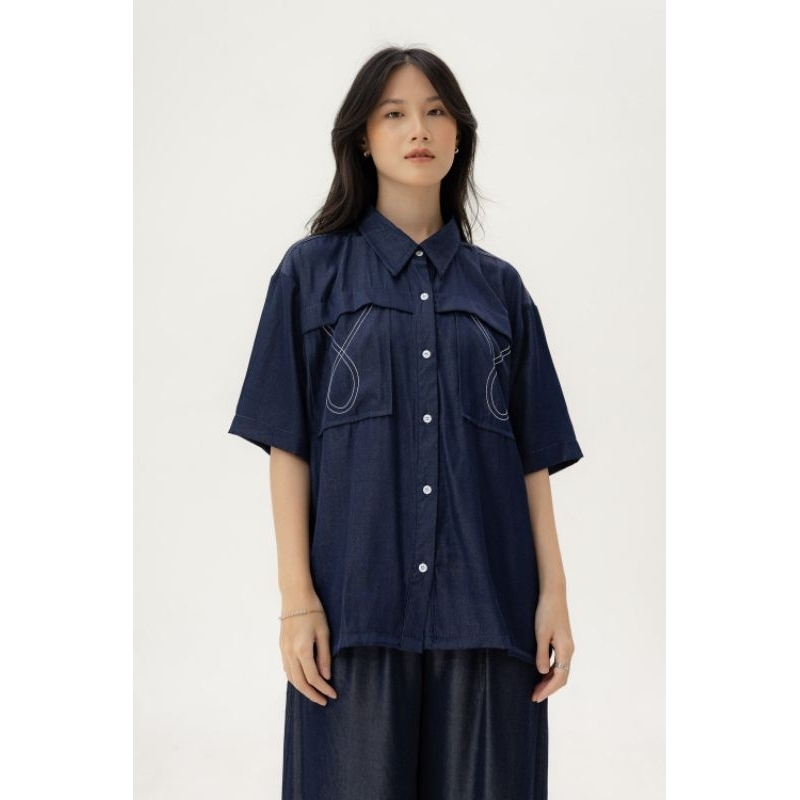 Claryn the Label - Krish Denim Top