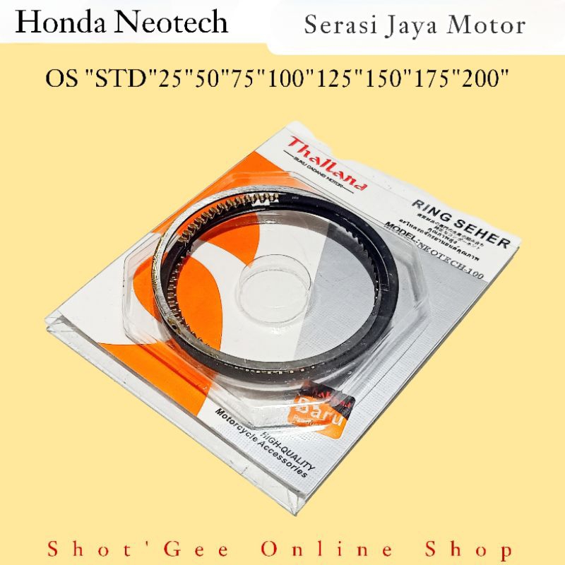 RING SEHER RING PISTON HND NEOTECH / MEGAPRO PRIMUS / GLPRO