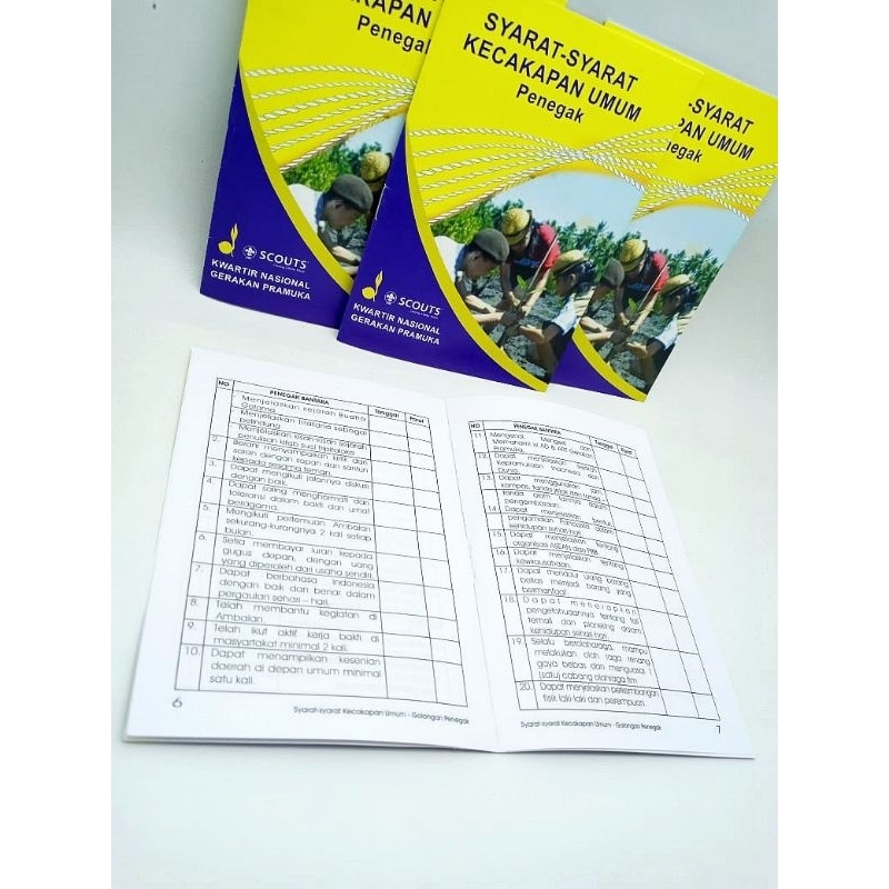 Buku Sku Pramuka Penegak HVS Buku Syarat Kecakapan Umum Pramuka