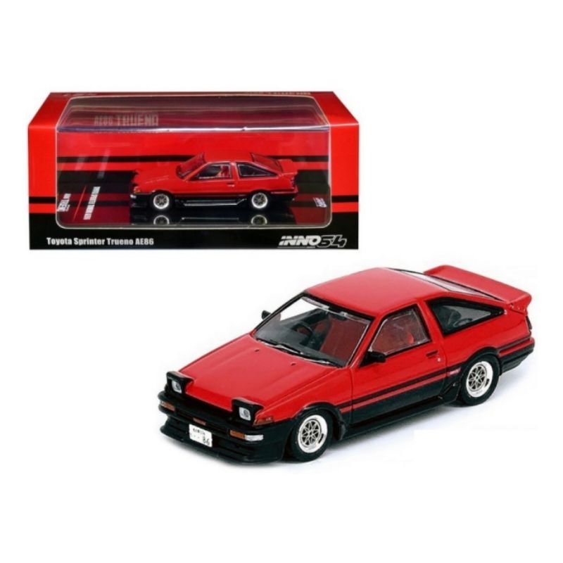 Inno 64 Inno64 Models Toyota Sprinter Trueno AE86 Red