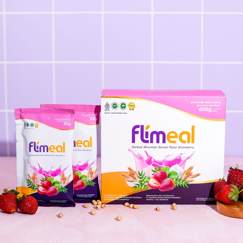 

Flimeal rasa Stroberi Strawberry Balikpapan flimty.bpn