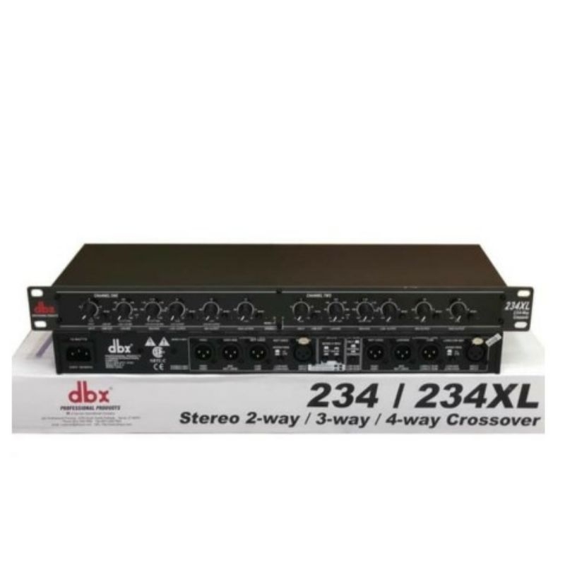 crossover dbx 234xl 2way 3way 4way mono