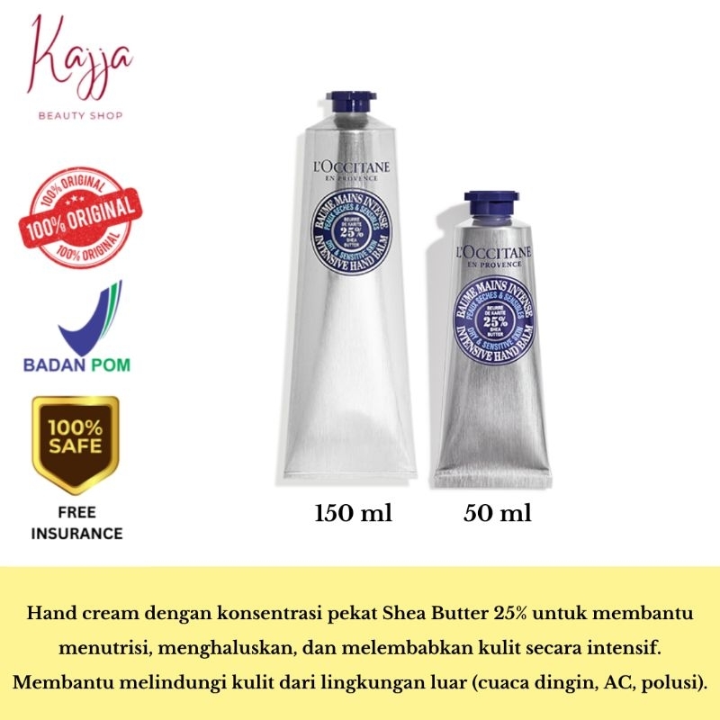 Ay00 Loccitane Shea Butter Intensive Hand Balm 50ml / Loccitane Shea Butter Intensive Hand Balm