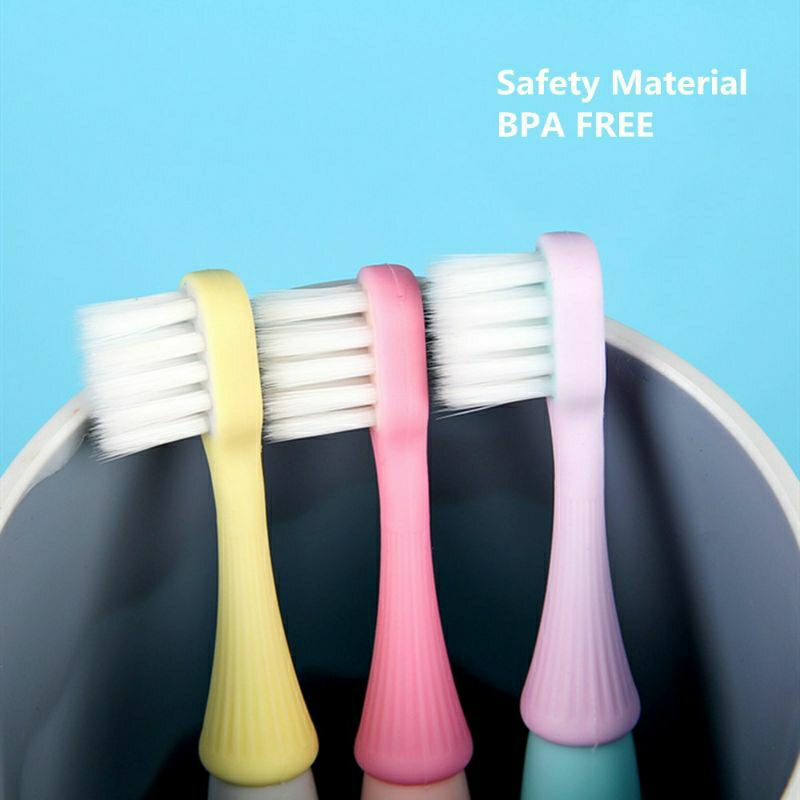 Sikat Gigi  bayi Raoyi Yicn Tooth Brush lembut isi 3 Warna-warni