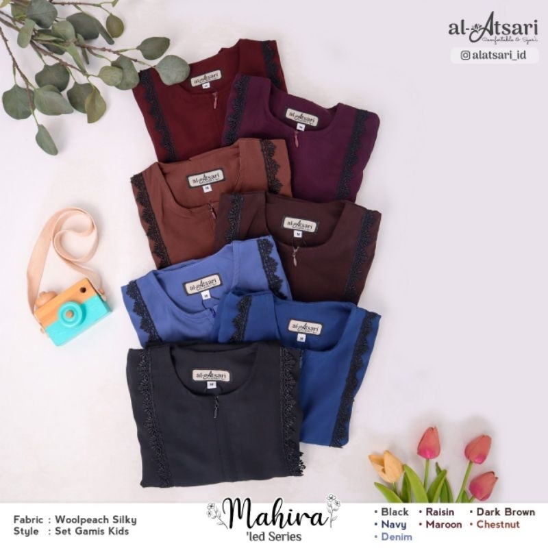 gamis set couple mahira kids Al atsari