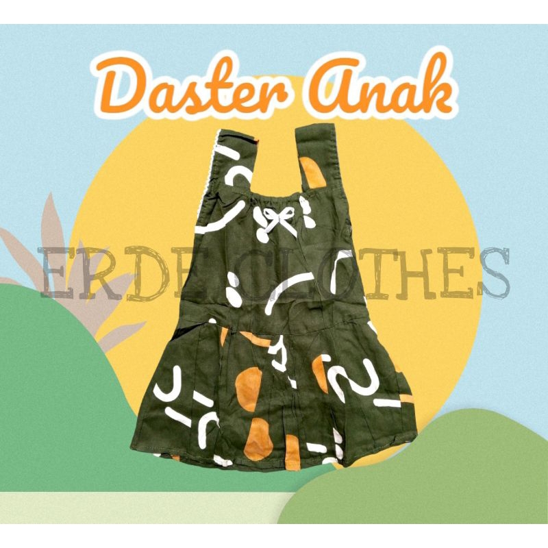 Daster Anak Umur 1-2 tahun  / Baju Batik Anak/ Baju Santai Anak