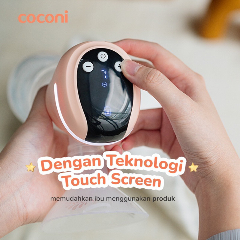 Coconi Portable Electric Breastpump Rechargeable Pompa Asi Elektrik