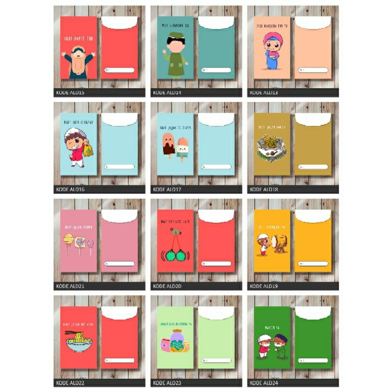 

LS AMPLOP LEBARAN GLOSSY TEBAL DESIGN LUCU