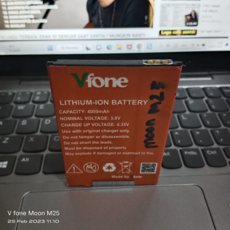 Batrai V fone moon M25 batrai Vfone M 25 batre