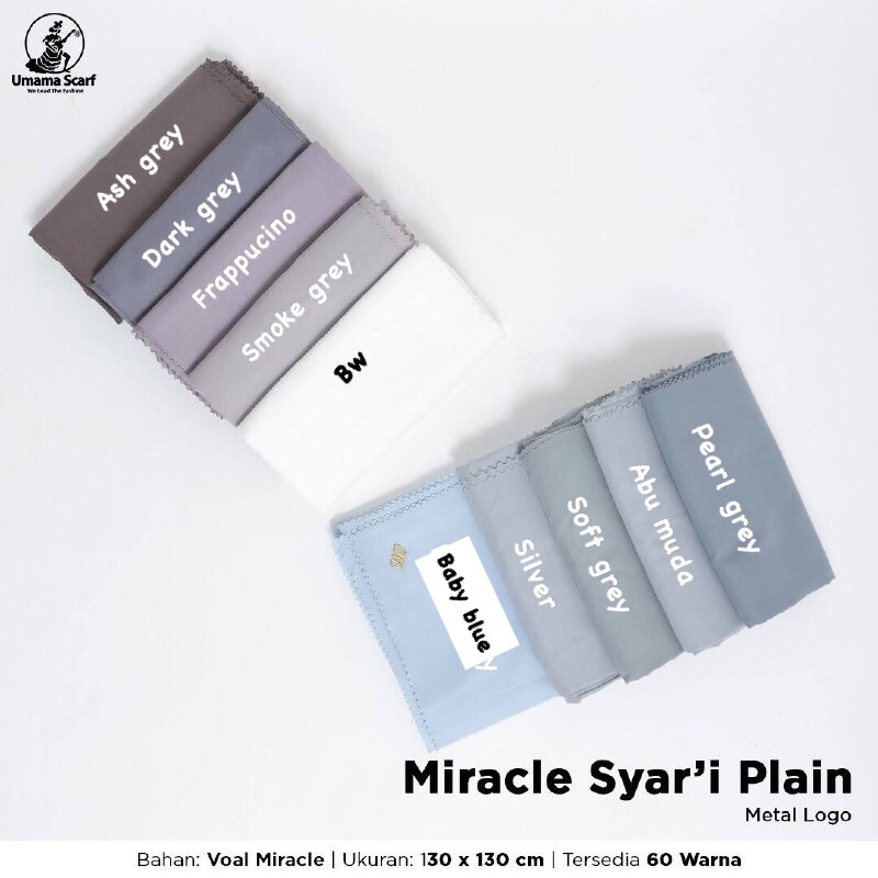 SEGIEMPAT MIRACLE SYAR’I PLAIN METAL LOGO