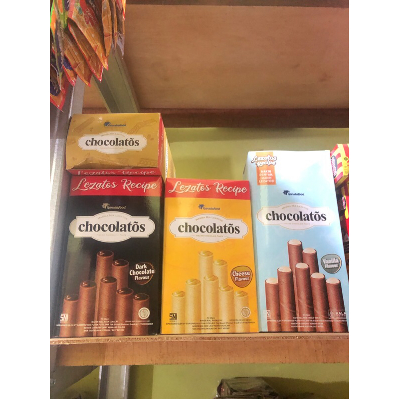 

Chocolatos Wafer Roll Box - isi 24 pcs x 16g