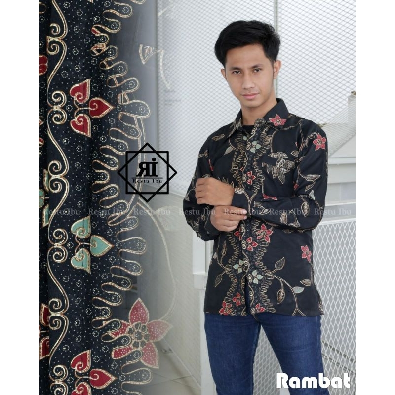 TERMURAH KEMEJA BATIK PRIA LENGAN PANJNAG/kemeja batik kebaya/kemeja kondangan/kemeja kekinian/batik