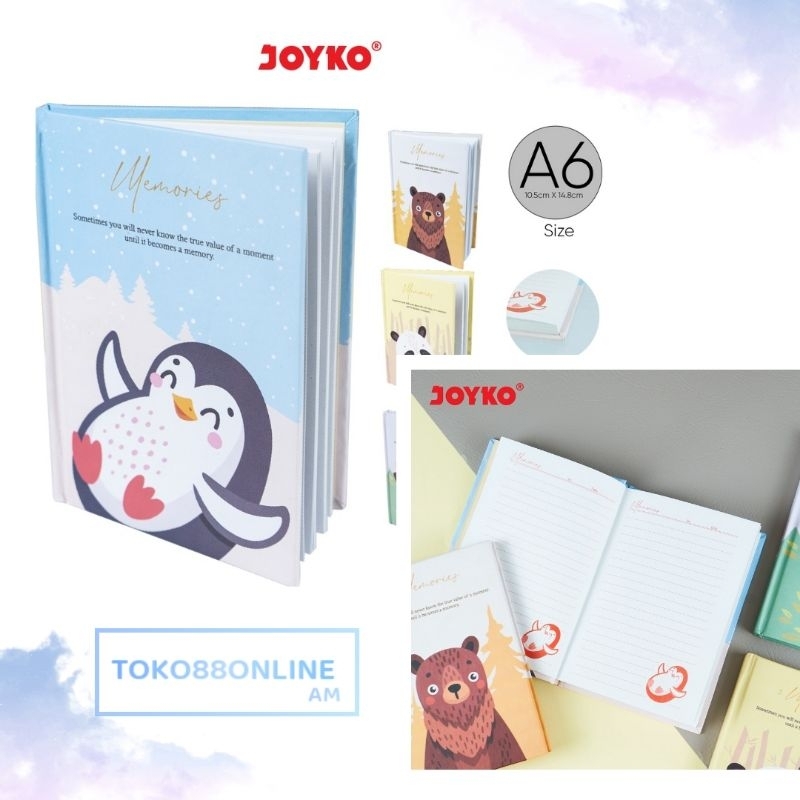 

BUKU TULIS CATATAN JURNAL JOYKO D-115mm uk A6