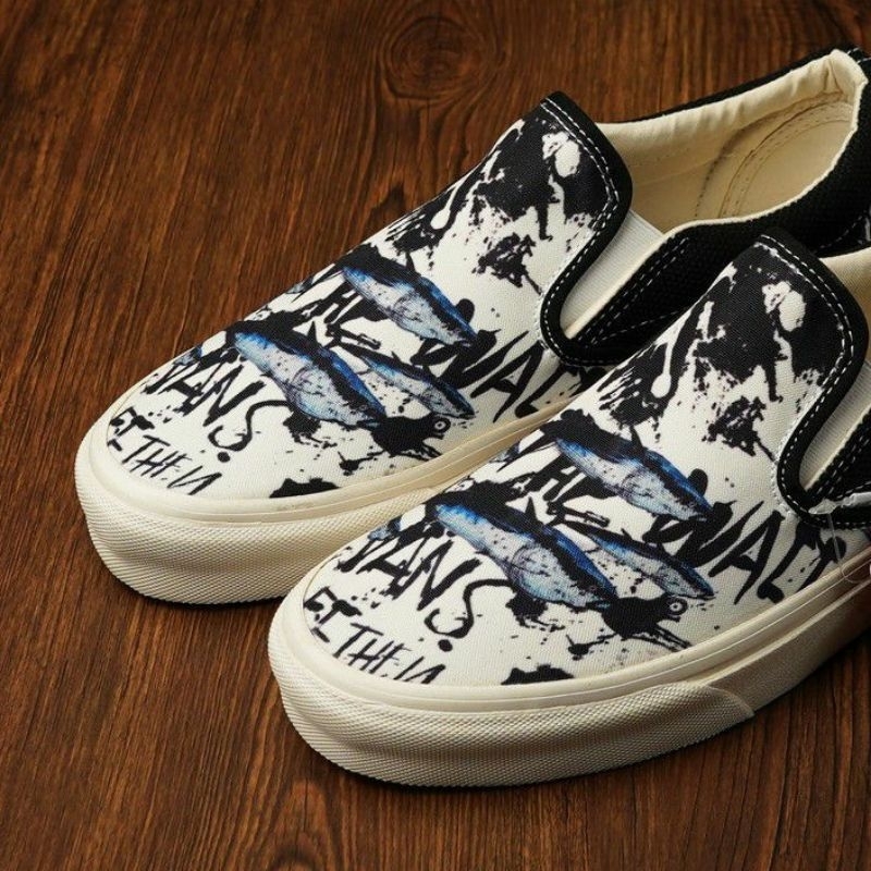 Sepatu Vans Slip On Blue Tuna Premium The Best Quality Import