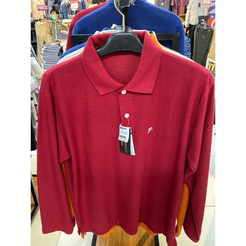 MODASPORT MENS / PAKAIAN PRIA kerah lengan panjang