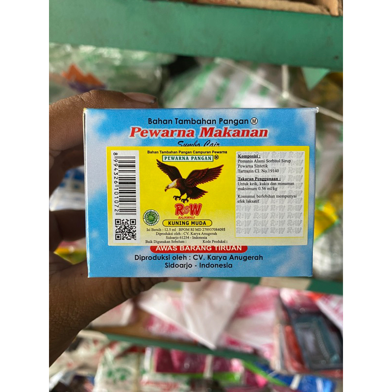 

pewarna makanan sumbo warna RW