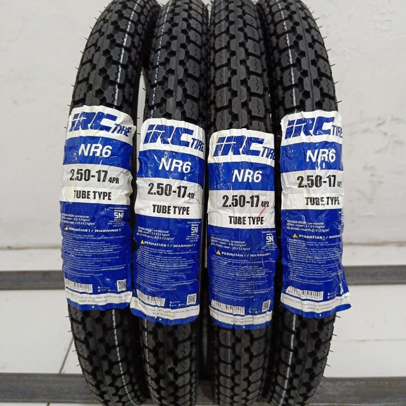 BAN LUAR MOTOR IRC 2.50-17 250 RING 17 NR6