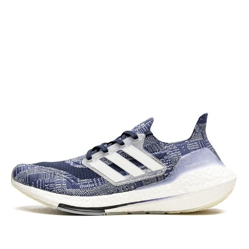Adidas UltraBoost 21 Primeblue Sashiko FX7729 'Crew Blue/Cloud White' Running Shoes (Sneakers/SportS