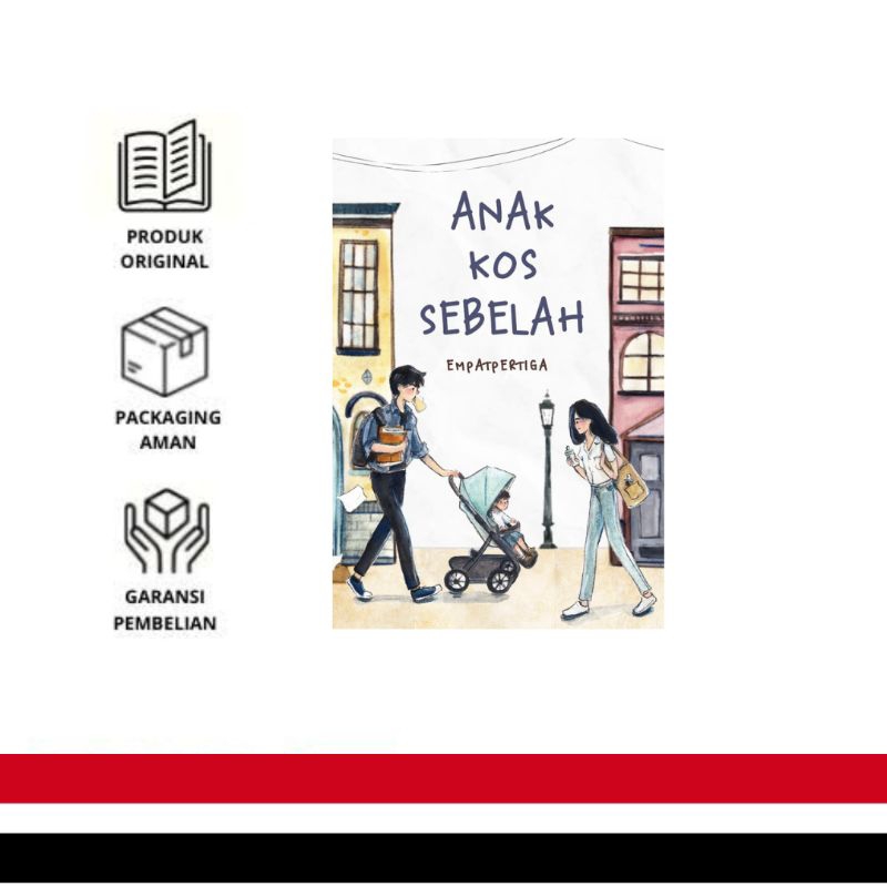 Buku Novel Anak Kos Sebelah - Jeje - Akad