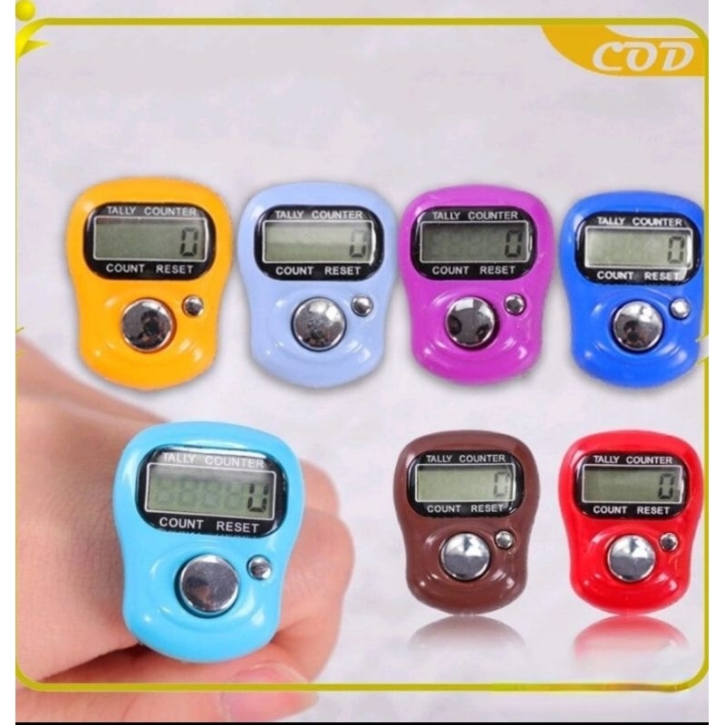 C205 Tasbih Digital Mini Tally Counter Alat Hitung Tasbeh Digital / Finger Counter