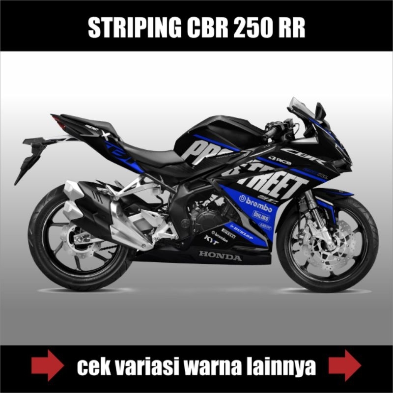 Striping Skotlet Honda CBR 250 RR - Sticker Decal Motor Cbr 250 RR Desain Motif PROSTREET