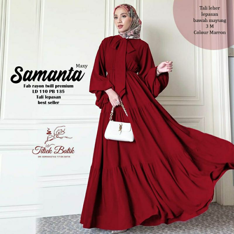GAMIS SAMANTA / GAMIS SYAR'I / GAMIS MURAH HARGA GROSIR